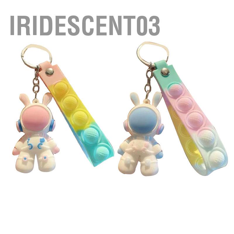 Iridescent03 Móc Khóa Dễ Thương Hình Thỏ Hoạt Túi Chìa Ô Tô Mặt Dây Chuyền Sinh Nhật Ngày Lễ Quà Tặng Cho Nam Nữ Cặp Đôi