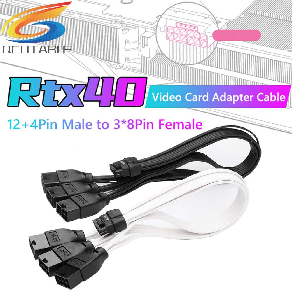 Cáp Mở RộNg 5.0 30cm 16AWG Cho GPU RTX 3090Ti 4070Ti 4080 4090