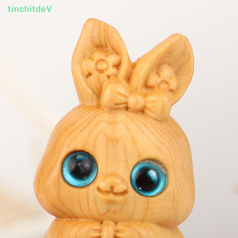[TinchitdeV] Mặt Trang Trí Xe Hơi / Túi Xách Mini Khắc Hình Thỏ Tifu Bằng Gỗ Dễ Thương Làm Quà Tặng Cho Bé [Mới]