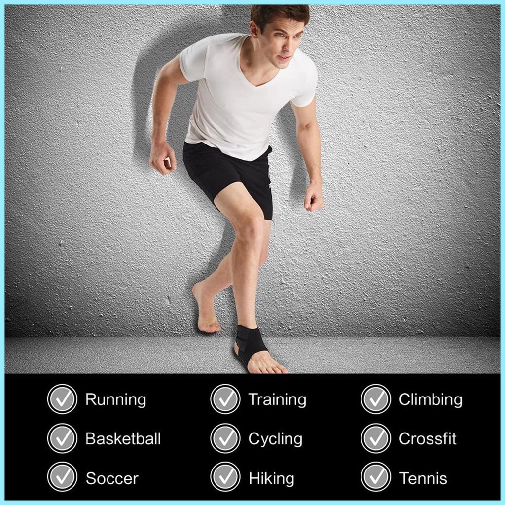 Đai Quấn Bảo Vệ Mắt Cá Chân Bằng Nylon Thoáng Khí Tiện Dụng Khi Chơi Thể Thao