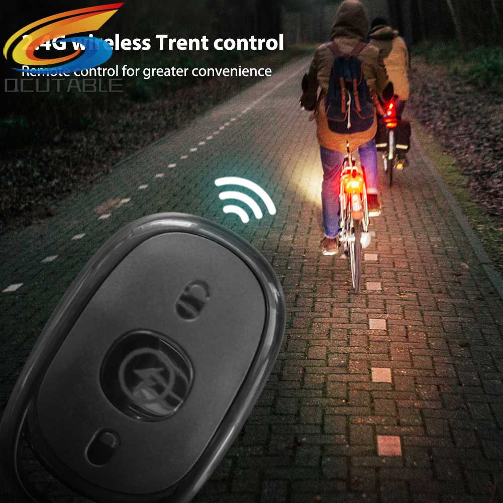 Bộ 4 Đèn LED Tín Hiệu Không Dây 7 Màu 2.4G M3 Cho Xe Mô Tô