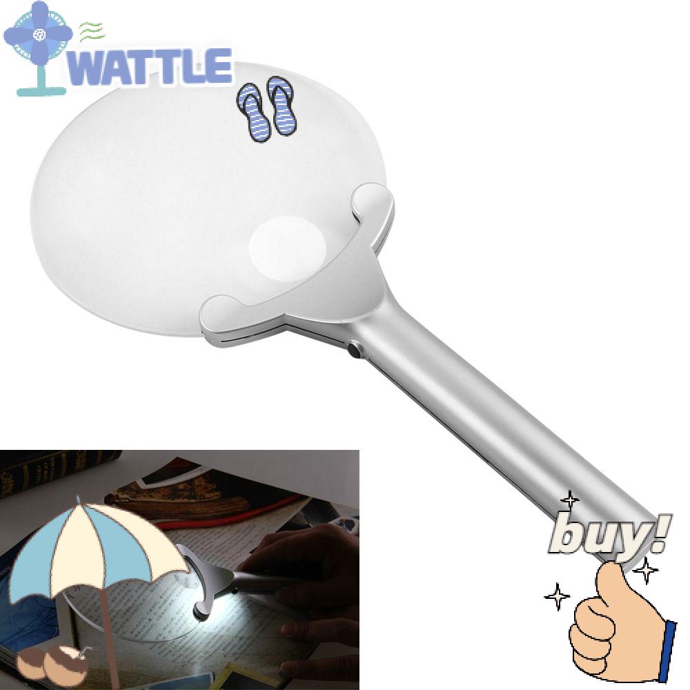 Kính Lúp Đọc Sách Trang Sức Di Động Với 2 Đèn LED HD