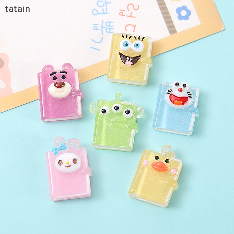 Set 5 Móc Khóa Nhựa Trong Suốt Hình Nhân Vật Hoạt Hình Ngộ Nghĩnh