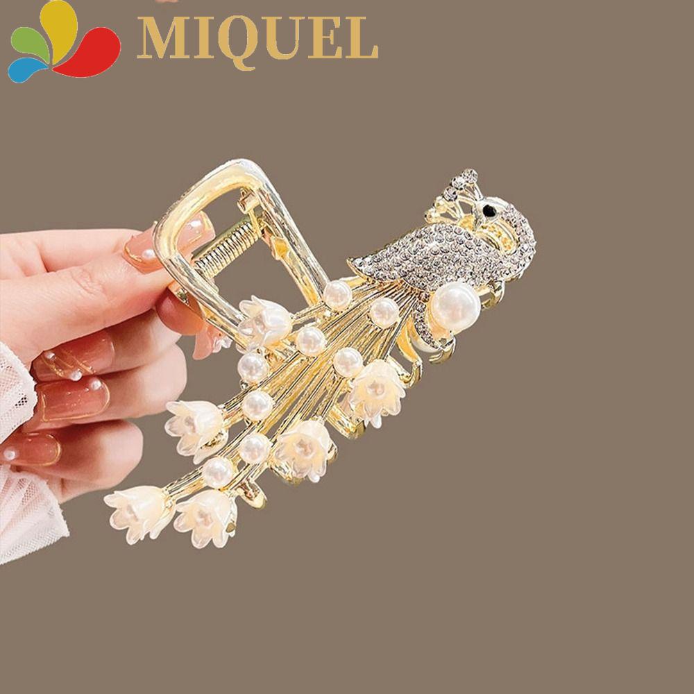 Kẹp Tóc Kim Loại Hình Thiên Nga / Hình Học Đơn Giản Dễ Thương|Kẹp Tóc Cỡ Lớn Phong Cách Hàn Quốc Thời Trang