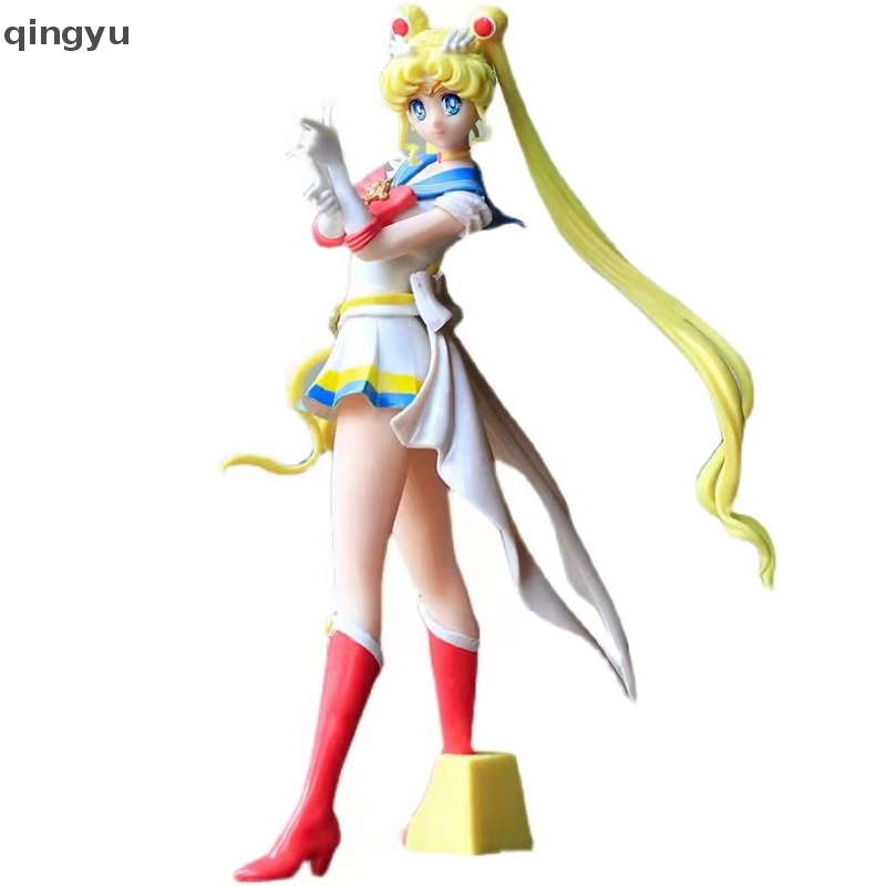 Qingyu Mô Hình Nhân Vật Thủy Thủ Mặt Trăng Có Đèn Flash Trang Trí