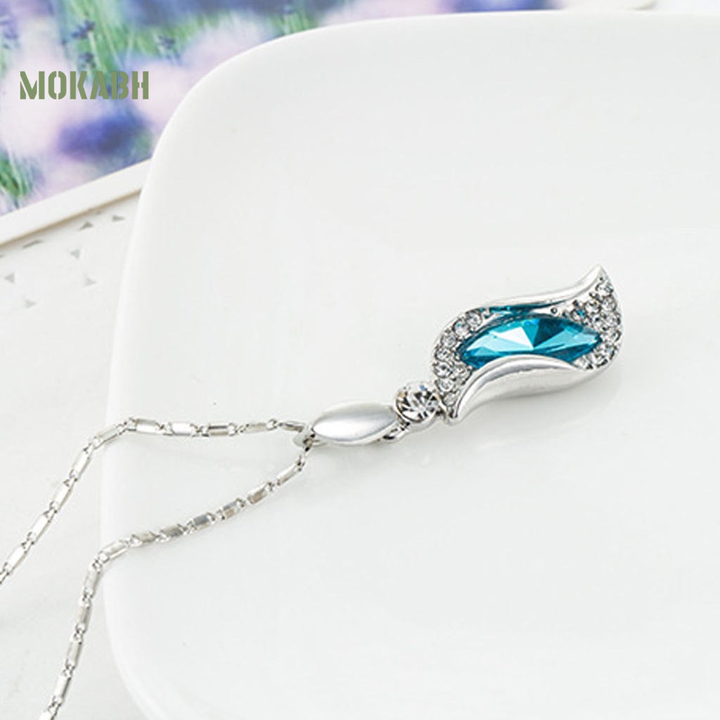 Set 2 Vòng cổ Và Bông Tai Đính Đá Sang Trọng Cho Nữ