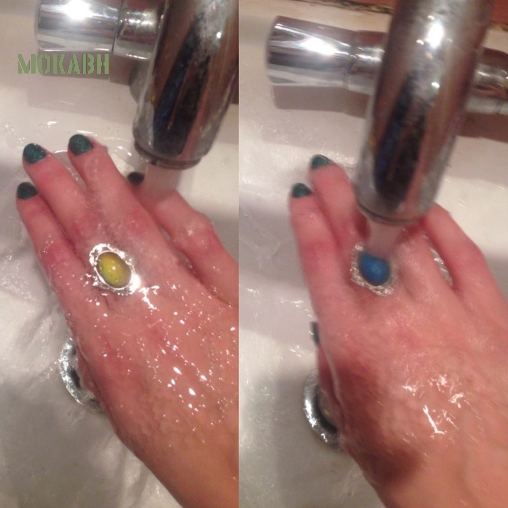 Nhẫn Đổi Màu Theo Tâm Trạng Cổ Điển Có Thể Điều Chỉnh Nhiệt Độ