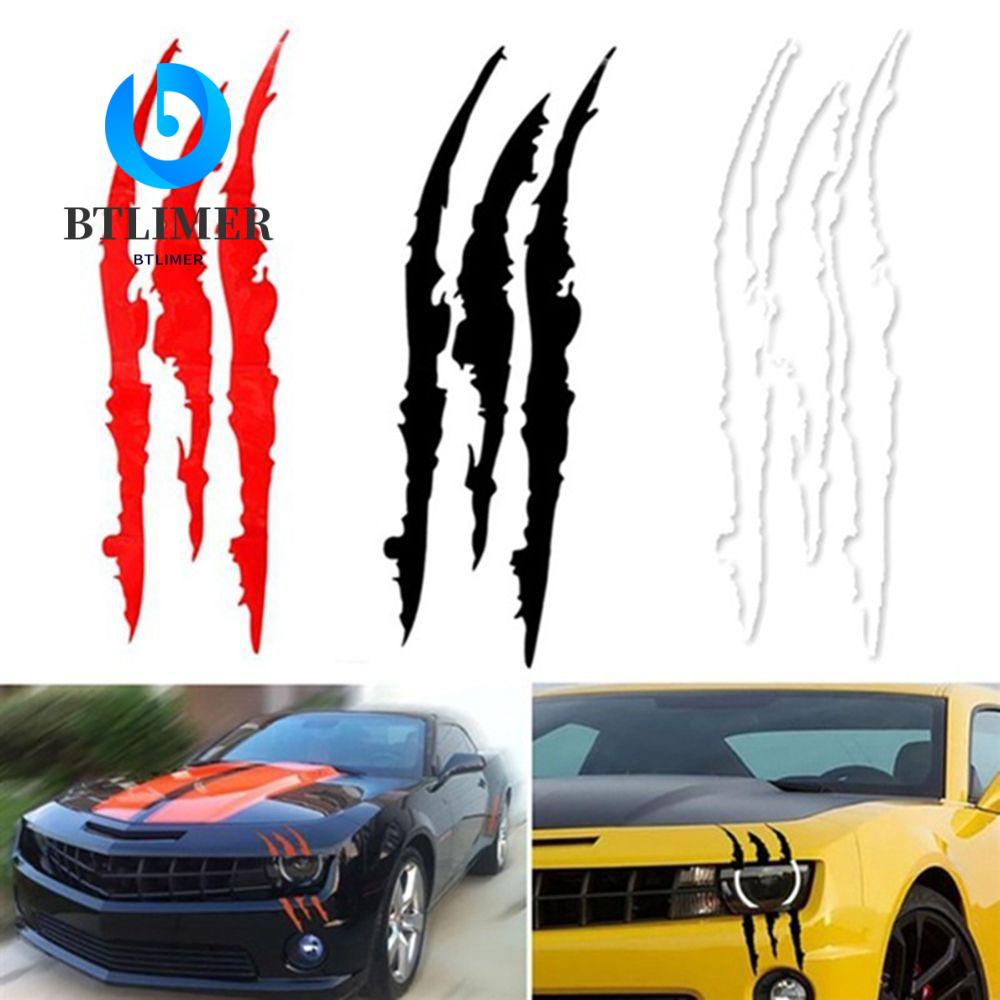 Hình Dán Móng Vuốt Ma BTLIMER 40x12cm Trang Trí Xe Hơi Xe Tải