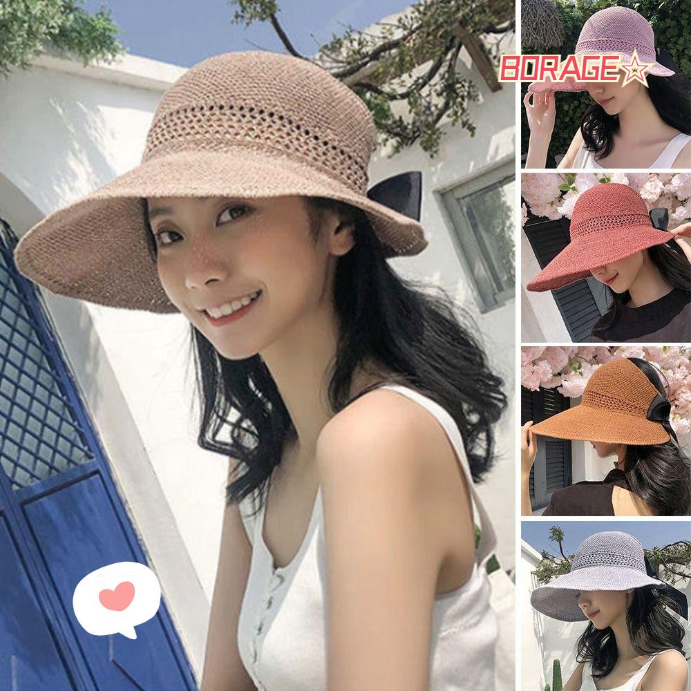 Mũ Rộng Vành Chống Nắng Đi Biển Gấp Gọn Được Cho Nữ