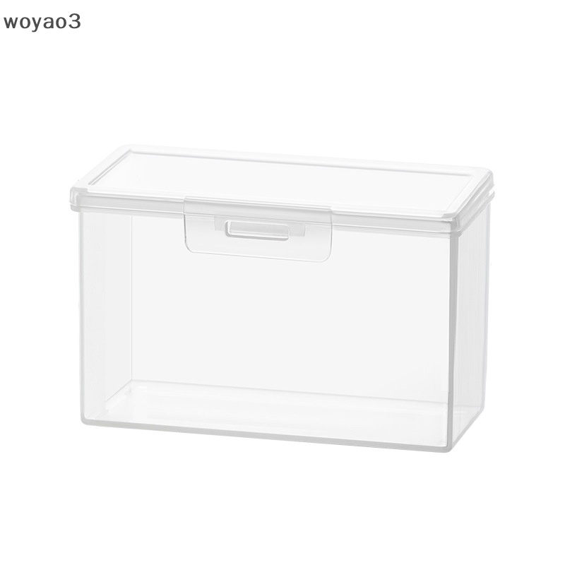 1 Hộp Đựng Thẻ Ảnh Để Bàn Bằng Nhựa Trong Suốt