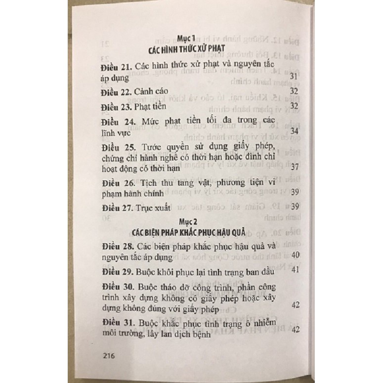 Sách Luật Xử Lý Vi Phạm Hành Chính