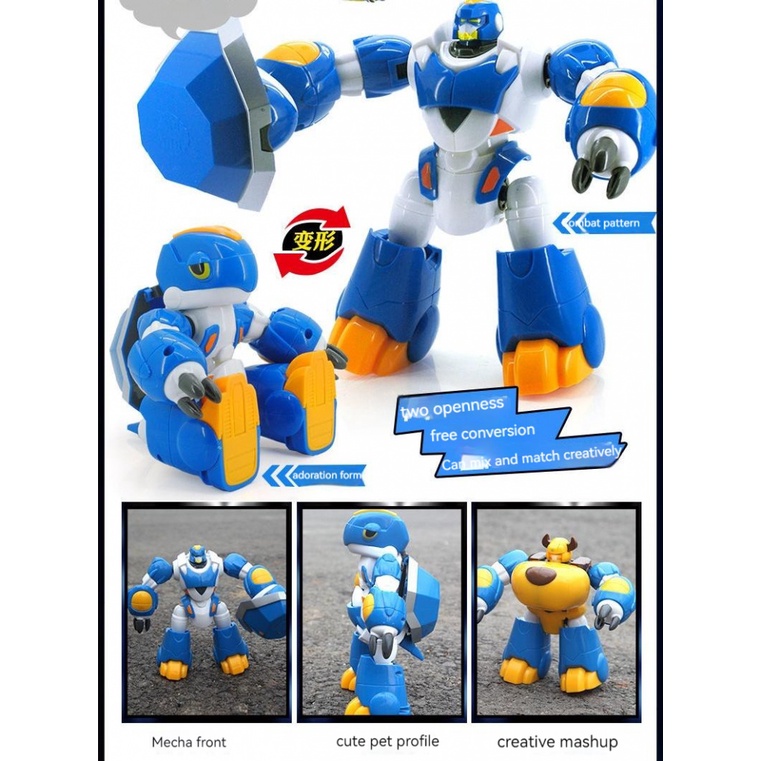 Đồ Chơi Robot Biến Hình Thú Cưng Cho Bé