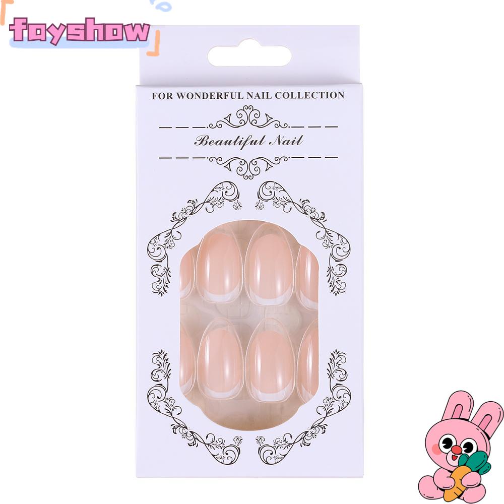 Set 24 Móng Tay Giả Diy Dạng Nhấn Chất Lượng Cao