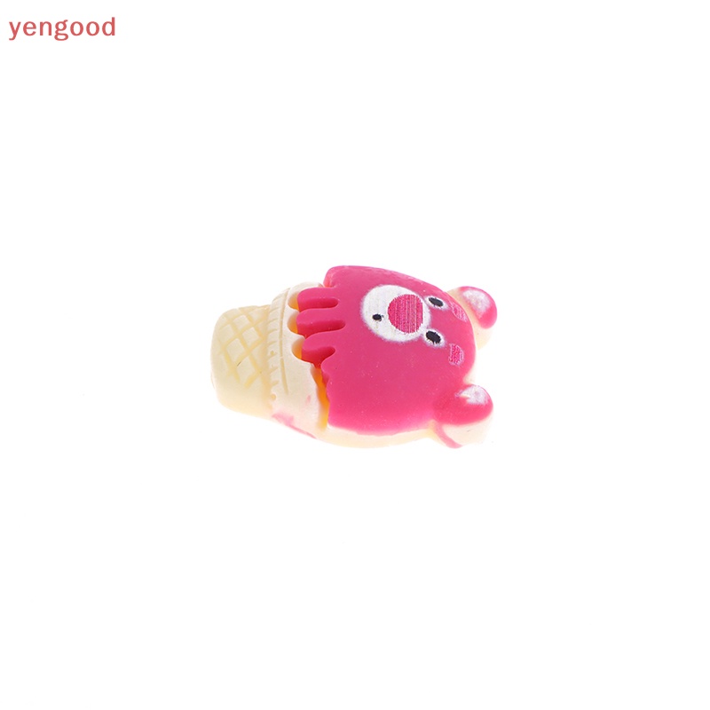 Set 20 Mô Hình Gấu Dâu Tây Hoạt Hình Mini Bằng Nhựa Resin Trang Trí Sổ Tay Diy