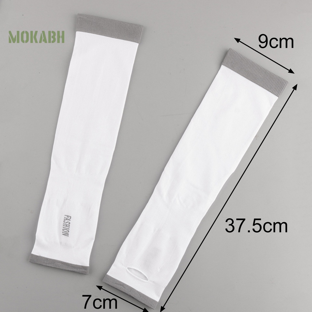 1 Cặp Ống Tay Áo Bằng Spandex Spandex Siêu Mềm Chống Tia UV Cho Nam Và Nữ