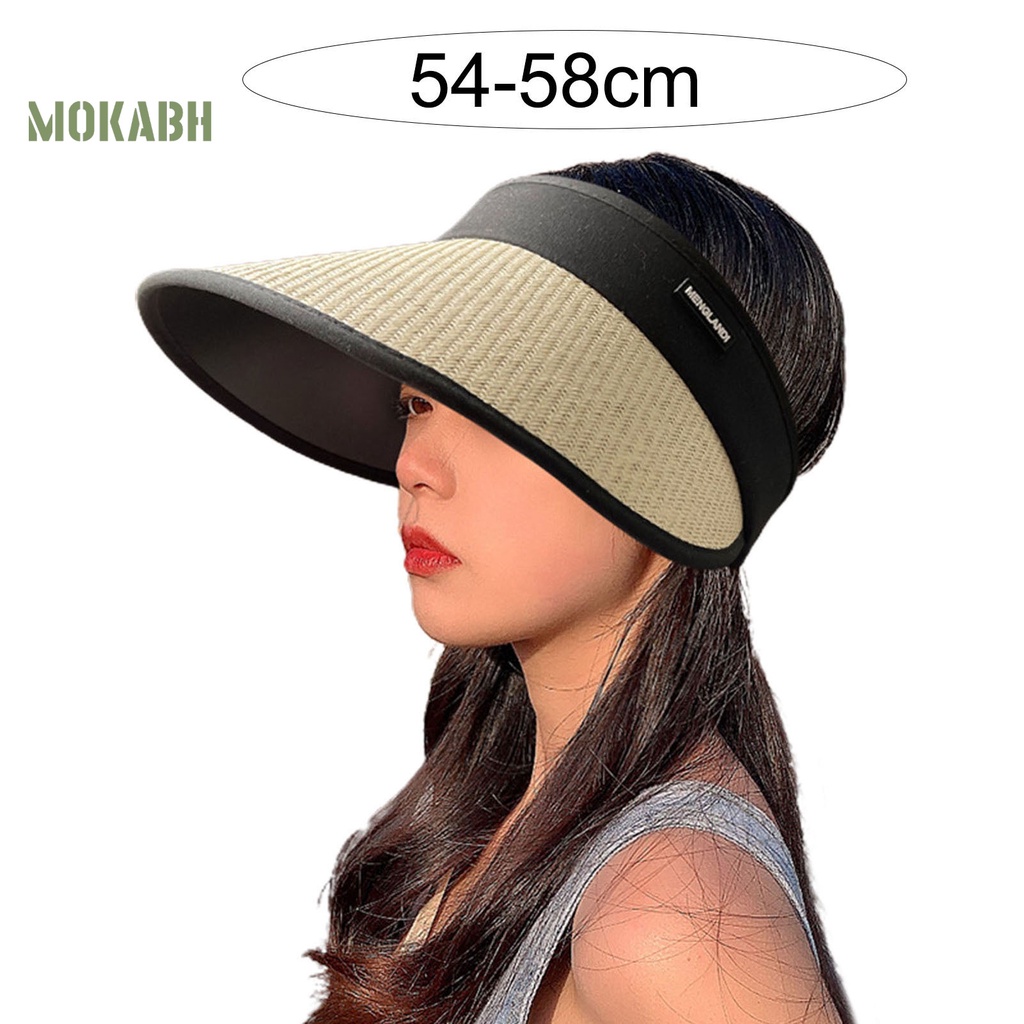 Nón Rộng Vành Hở Chóp Có Khóa Điều Chỉnh Được Thời Trang Mùa Hè Cho Nữ