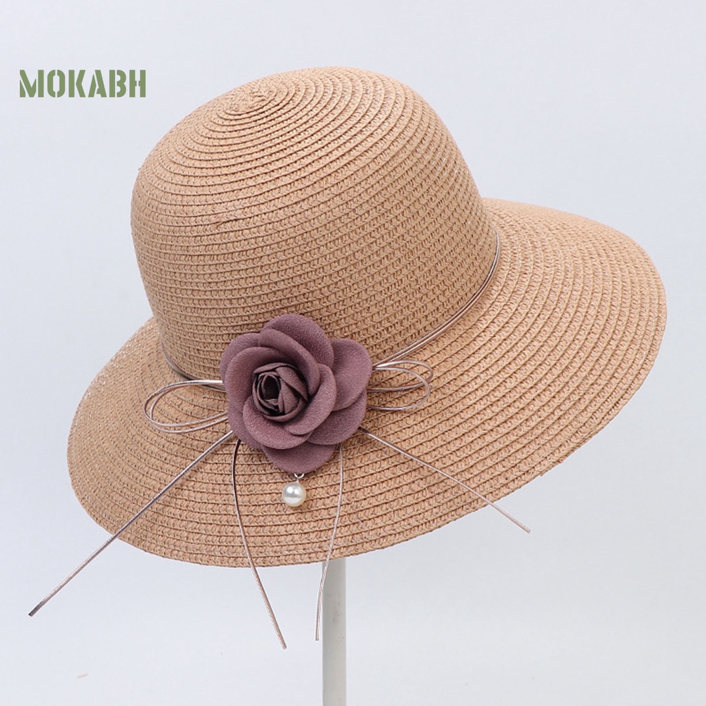 Nón Cối Màu Trơn Chống Tia UV Phong Cách Hàn Quốc Thời Trang Mùa Hè Cho Nữ