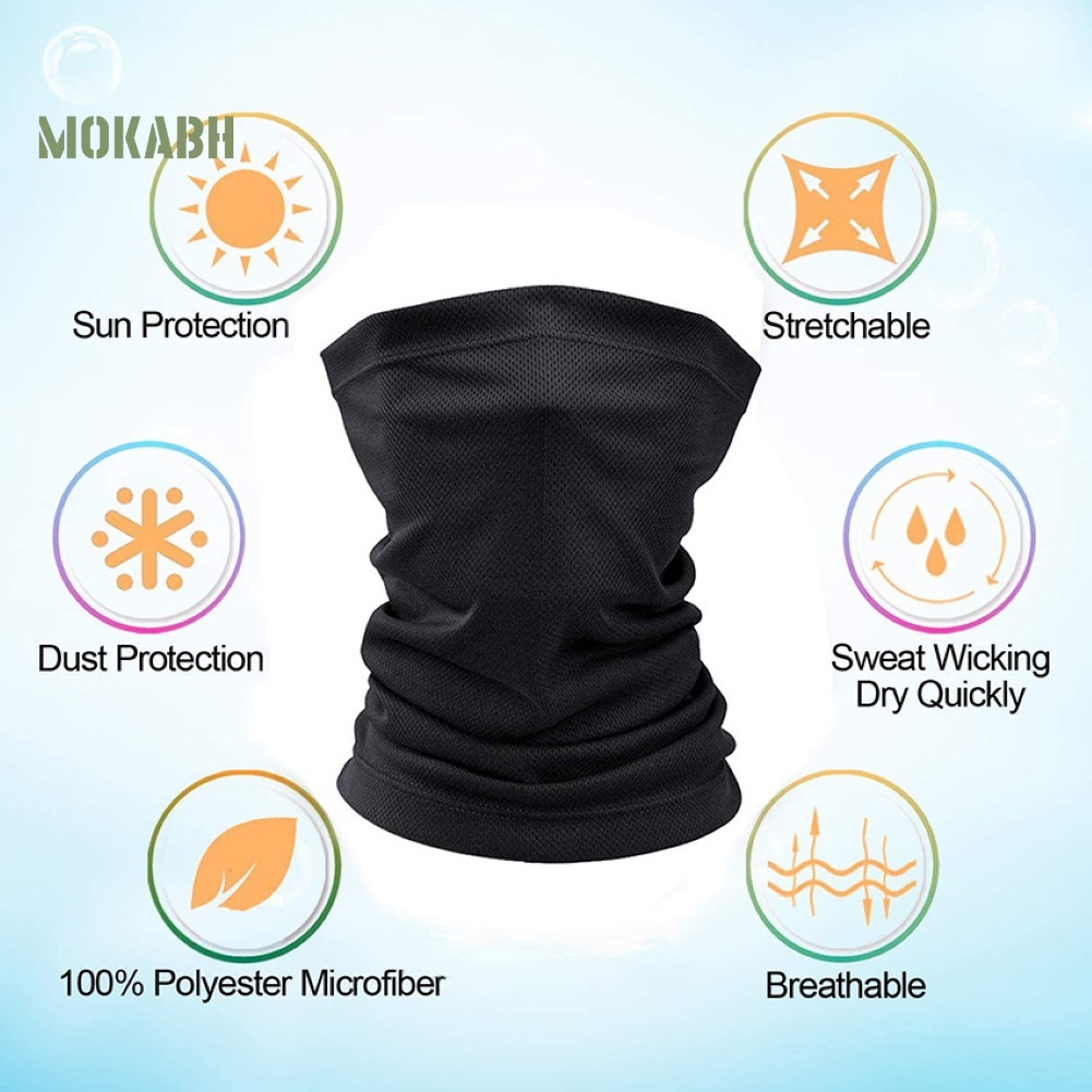 Khẩu Trang Bandana Che Phủ Toàn Diện Chống Tia UV Chống Bụi Kèm Đồ Lọc Tiện Dụng