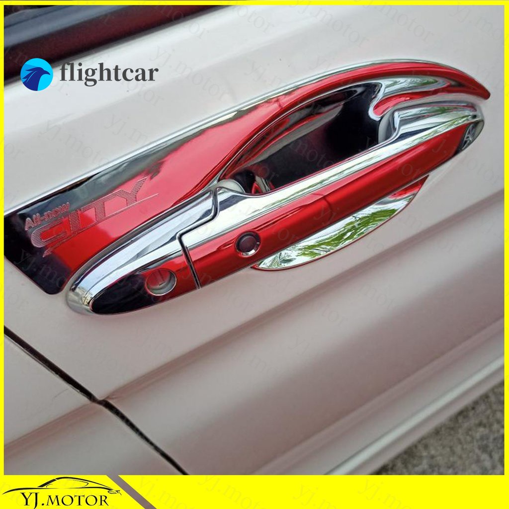 Ốp Bọc Tay Nắm Cửa Xe Hơi Honda City GN 2020-2022 Bằng Sợi Carbon