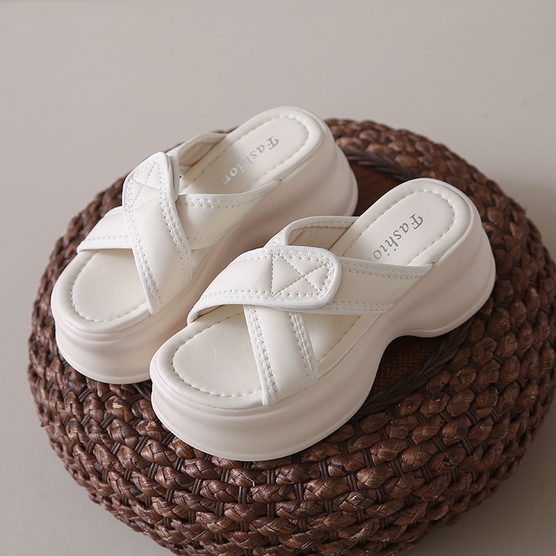 Duoya Dép Sandal Đế Dày Thời Trang Dành Cho Nữ