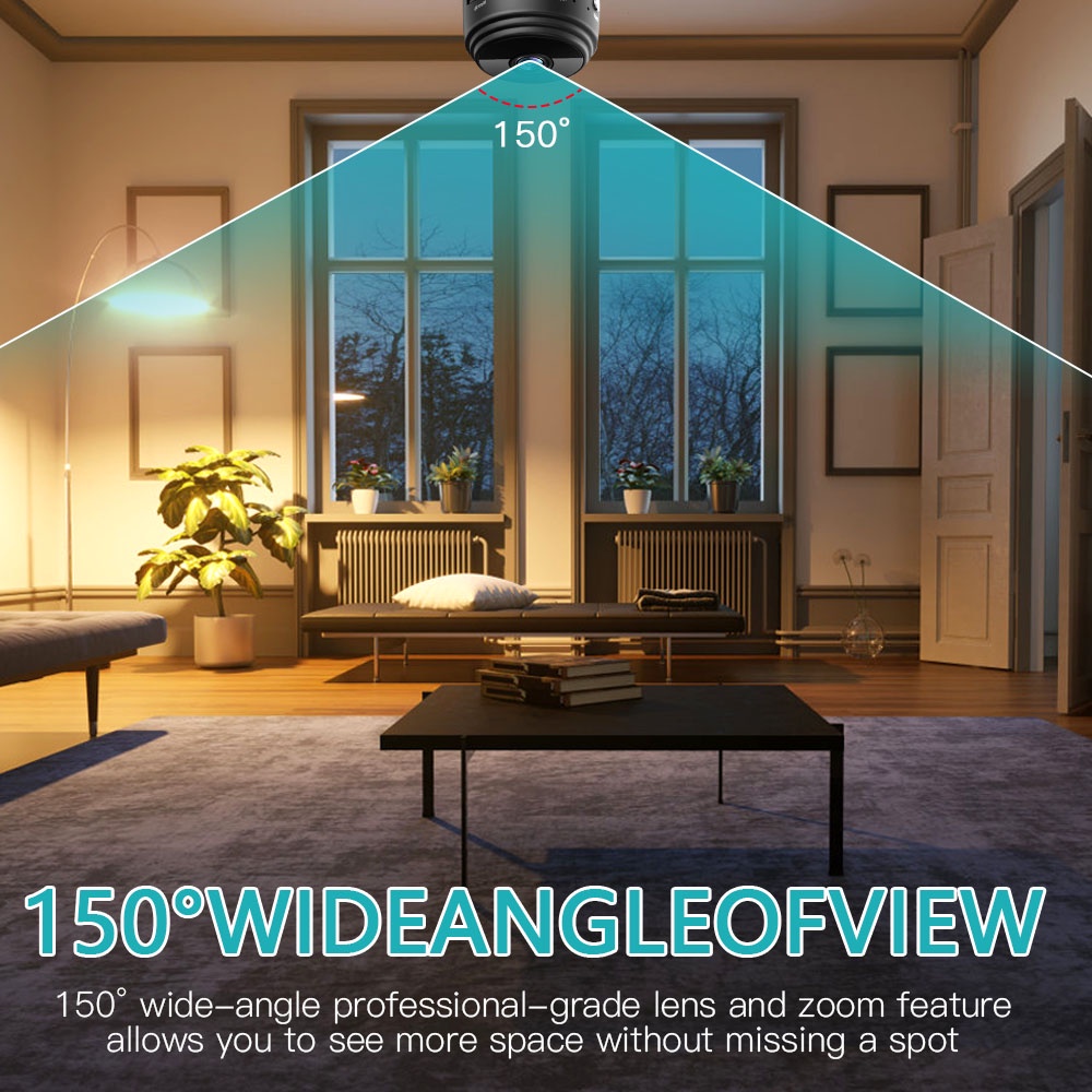 Camera Giám Sát Nhà Thông Minh Kết Nối WiFi HD A9 A9 Cho JXL CAM APP