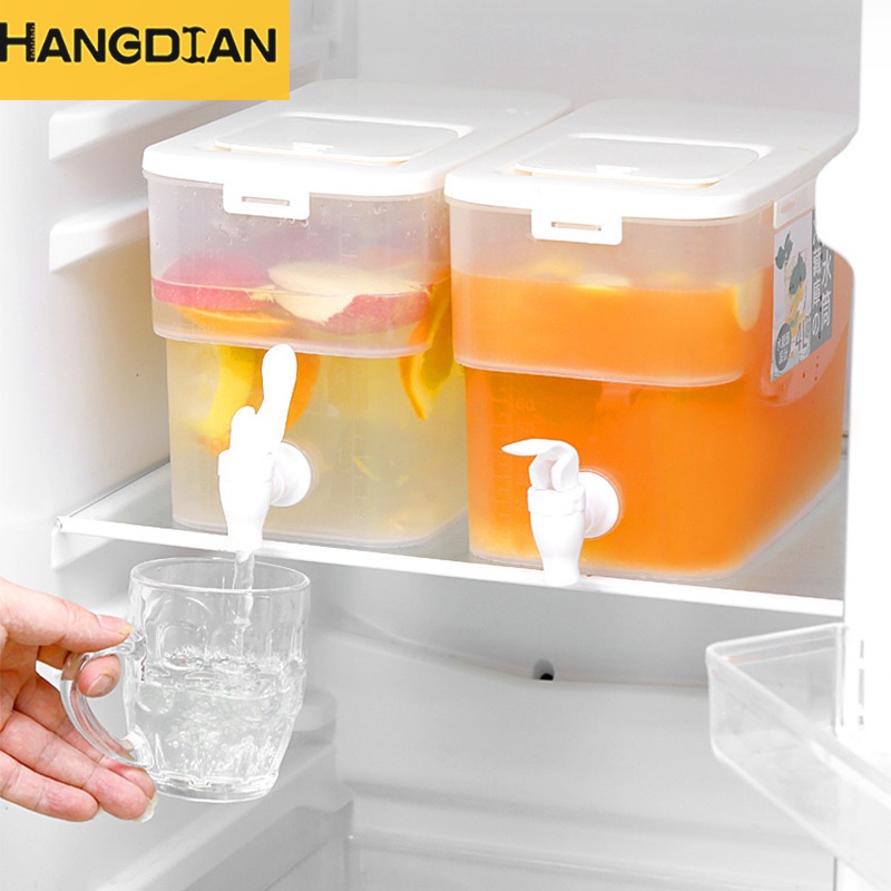 HANGDIAN Xô Nhựa Đựng Nước Ép Lạnh Có Vòi Treo Cho Cắm Trại Ngoài Trời