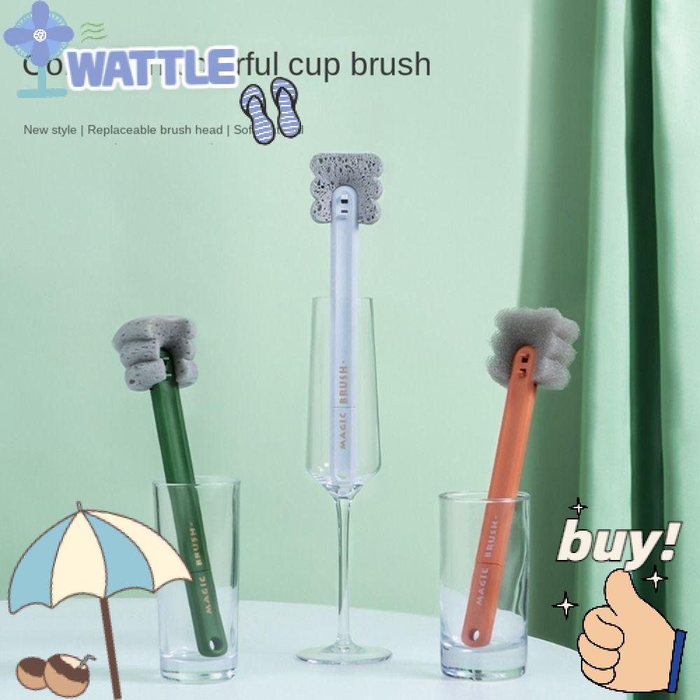 Bàn Chải Vệ Sinh Chén Dĩa Thiết Kế Cán Dài Mới Tiện Lợi Dễ Sử Dụng