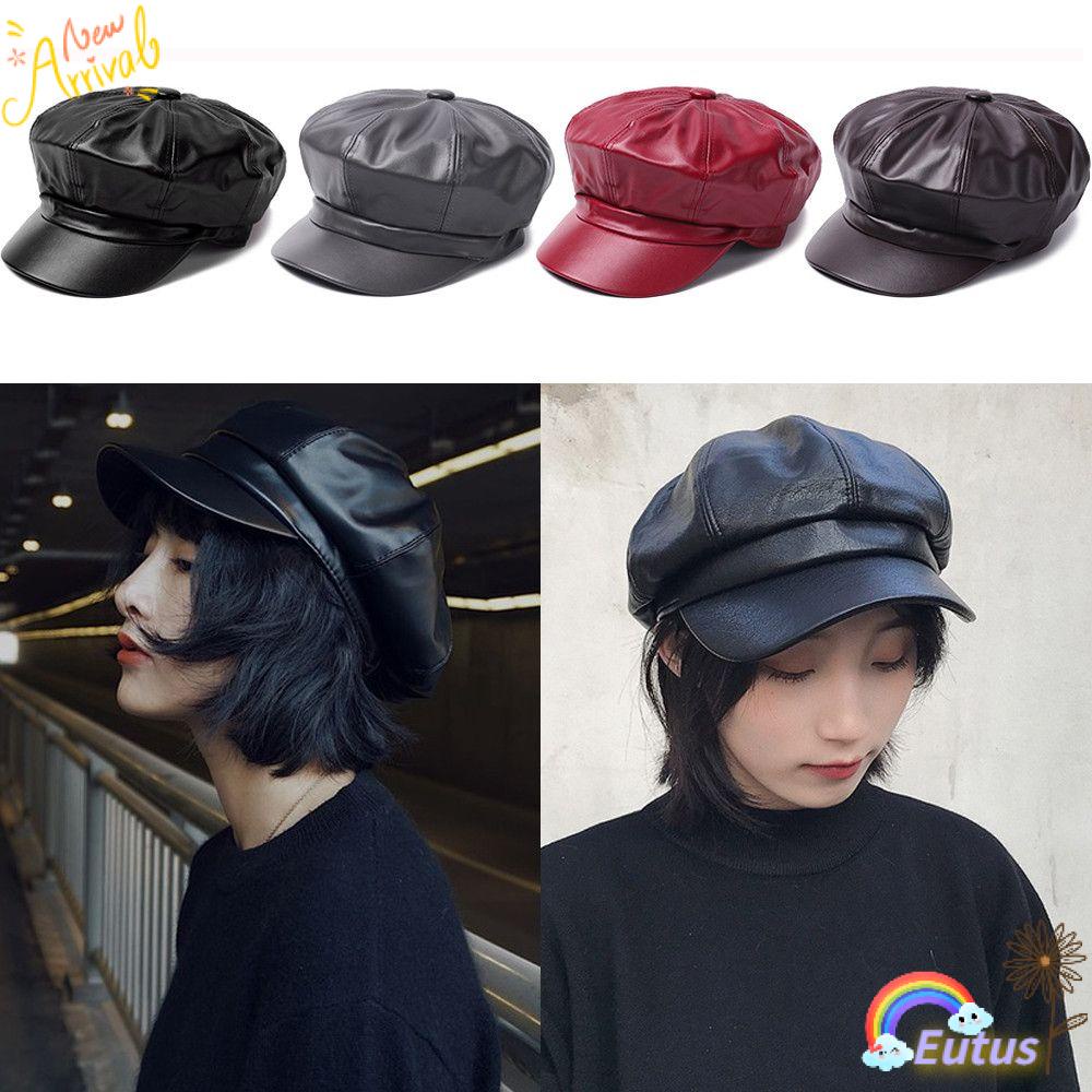 Mũ Beret Màu Trơn Thời Trang Cho Nữ