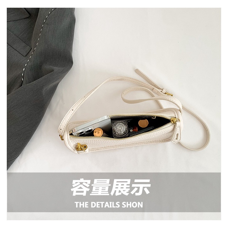 Túi Xách Đeo Vai Hình Vuông Nhỏ Họa Tiết Vỏ Trái Vải Đơn Giản Thời Trang Mùa Hè Cao Cấp Dành Cho Nữ