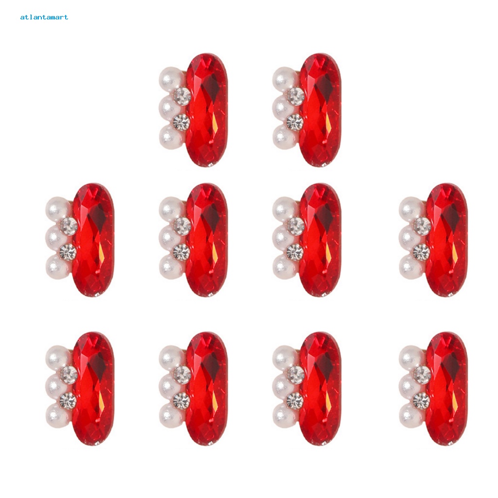 Túi Đựng Đồ Dùng Cao Cấp Tiện Dụng| Bộ 10 HạT ĐíNh Trang Trí MóNg Tay Sang TrọNg