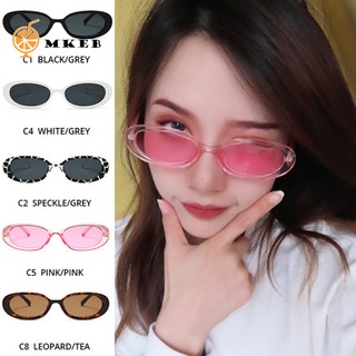 MKEB Kính mát thời trang hình bầu dục phong cách retro dành cho nam và nữ