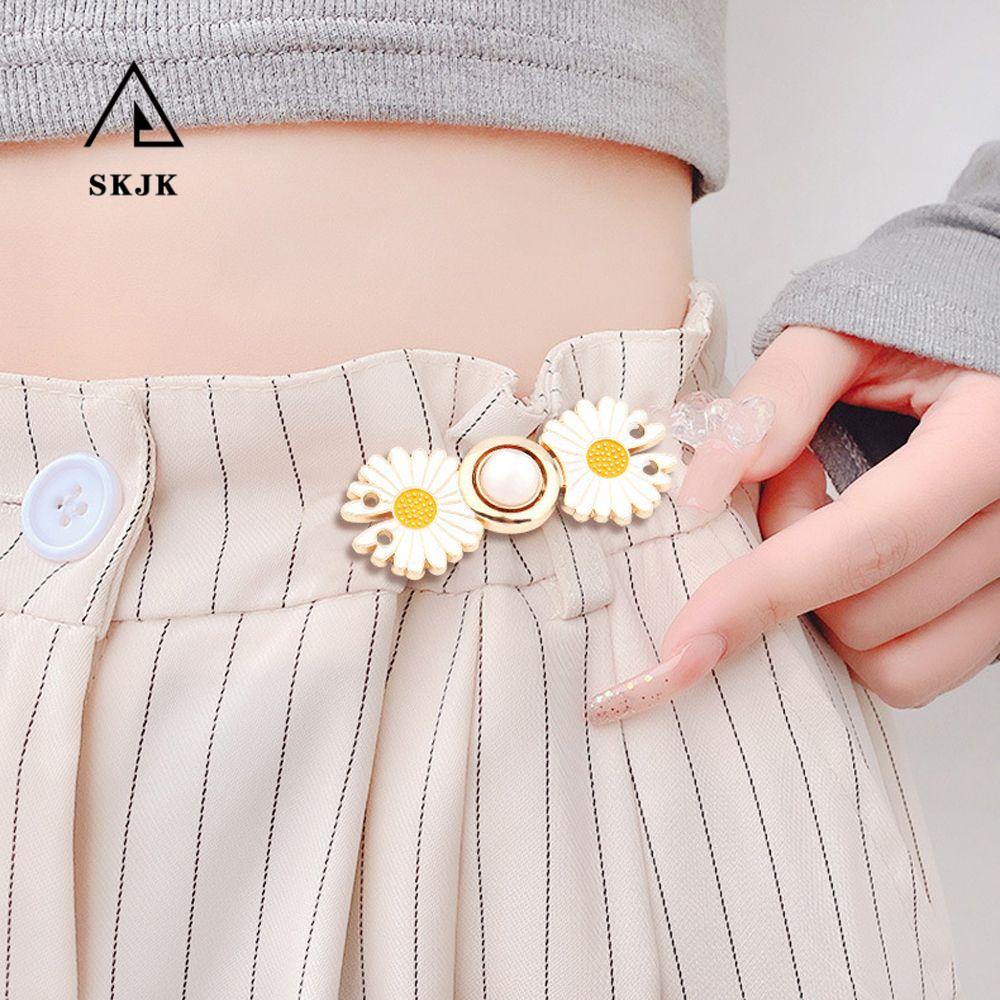 Ghim Cài Thắt Lưng Họa Tiết Hoa / Thỏ / Hình Học Đính Đá Thời Trang Vintage Sang Trọng Cho Nữ