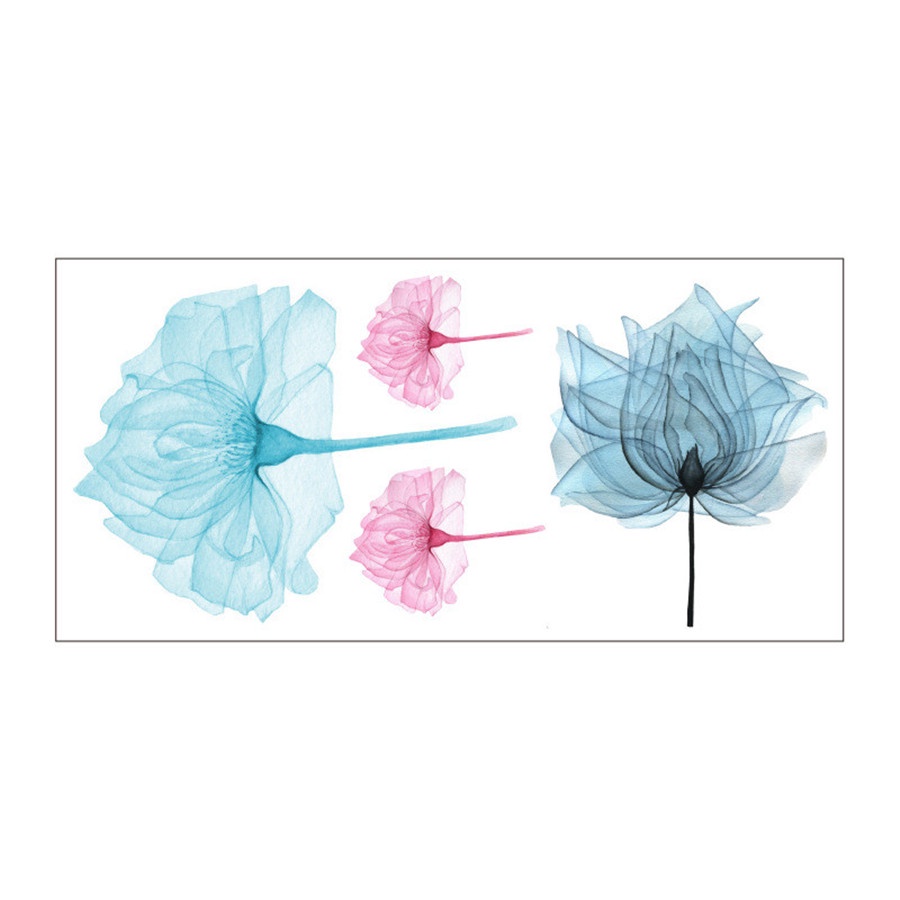 Hình Xăm Dán Tạm Thời Họa Tiết Hoa Chống Thấm Nước