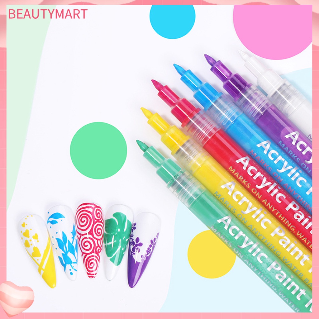 Bút Vẽ Móng Tay 3D Trọng Lượng Nhẹ Chống Nước Chuyên Nghiệp