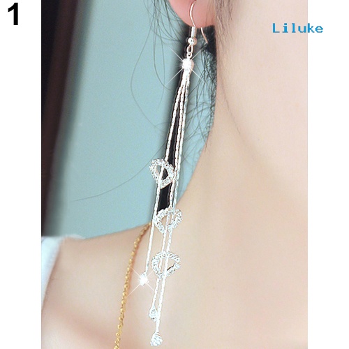 Đôi Khuyên Tai HìNh Lá DàI PhốI Tua Rua DàI ThờI Trang Cho Nữ