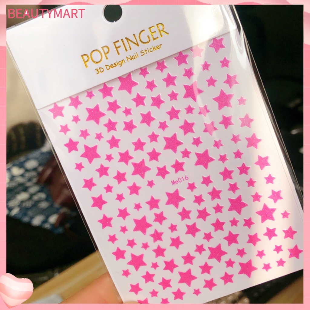 Miếng Dán Trang Trí Móng Tay Lấp Lánh Siêu Mỏng Không Phai Màu Dành Cho Nữ