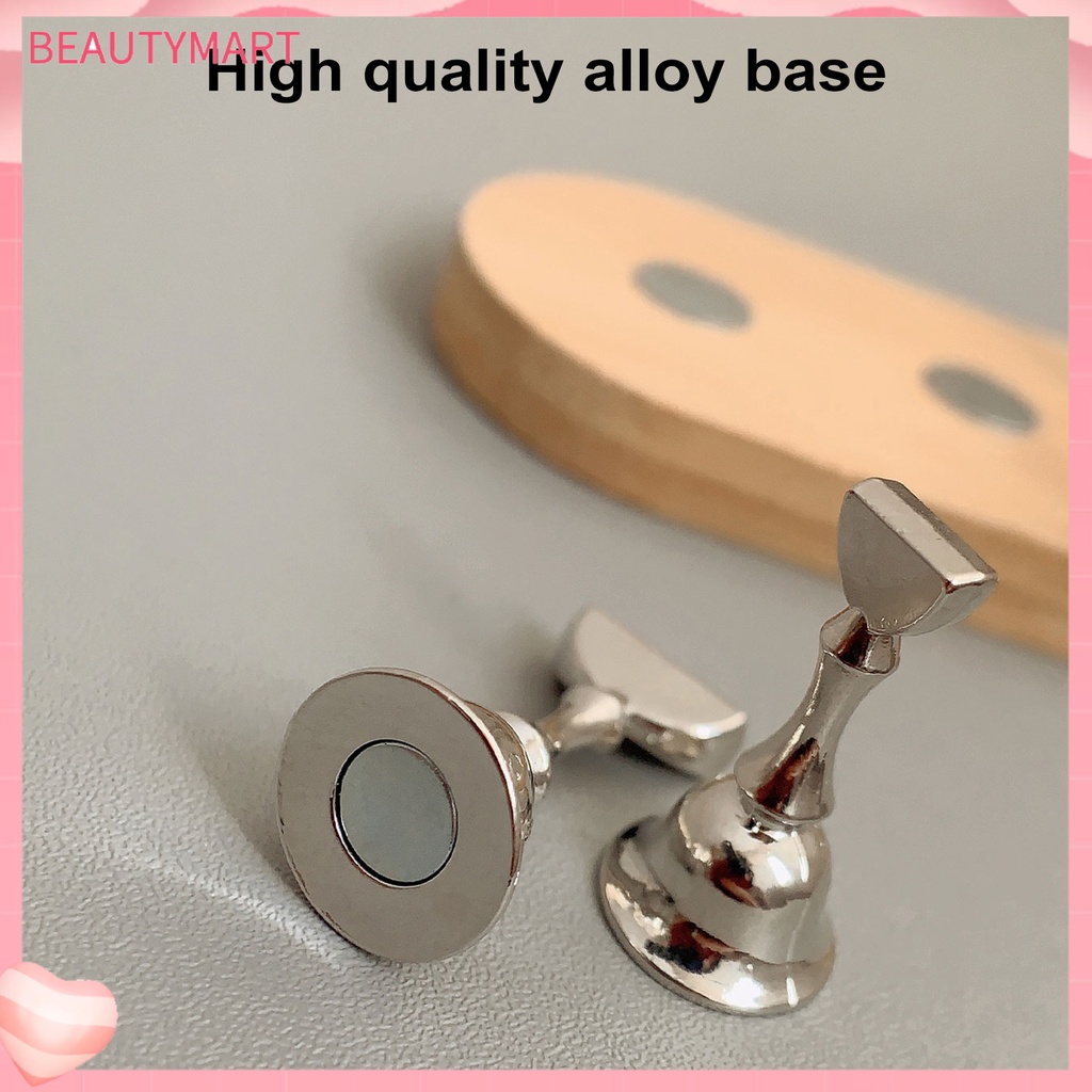 1 Bộ Giá Đỡ Móng Tay Giả Bằng Hợp Kim Hấp Thụ Mạnh Dùng Trưng Bày