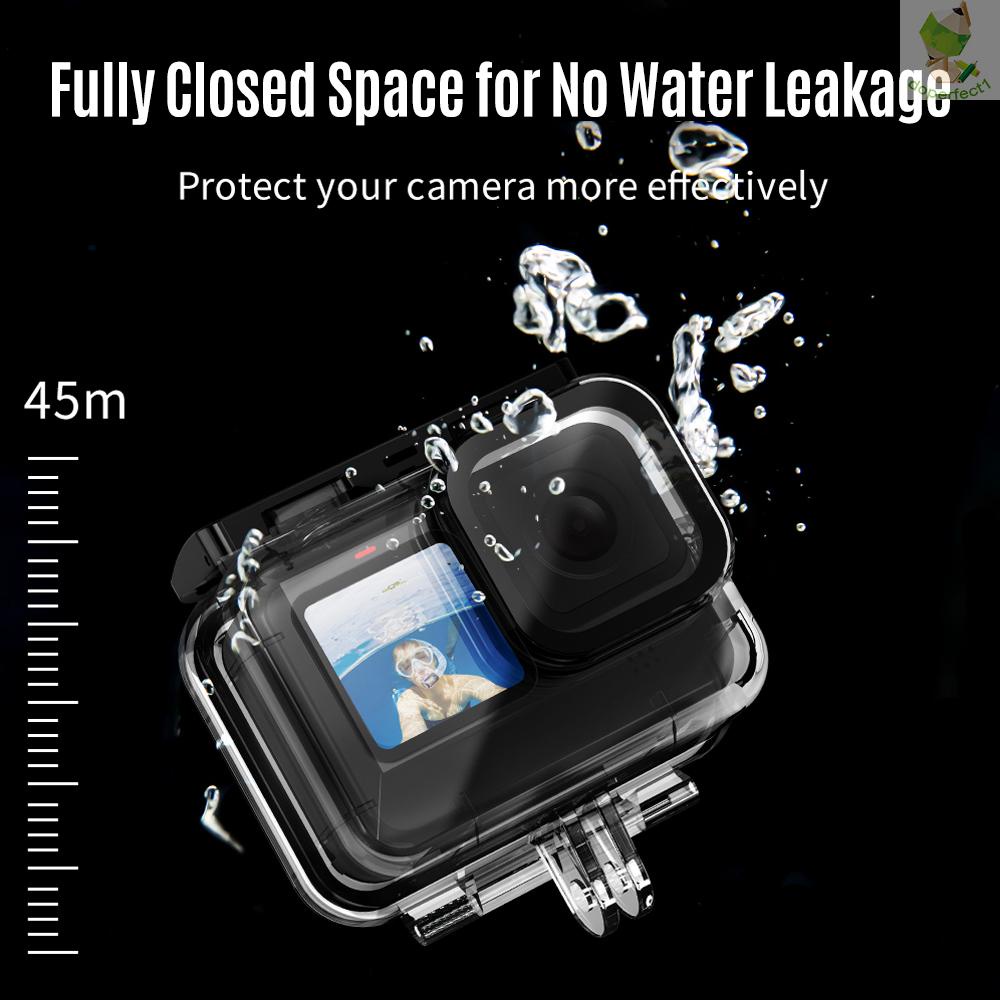 TELESIN Action Camera Protective Waterproof Case Cover Underwater 45m/148ft Diving Housing Underwater Accessories Replac   Came-6.5