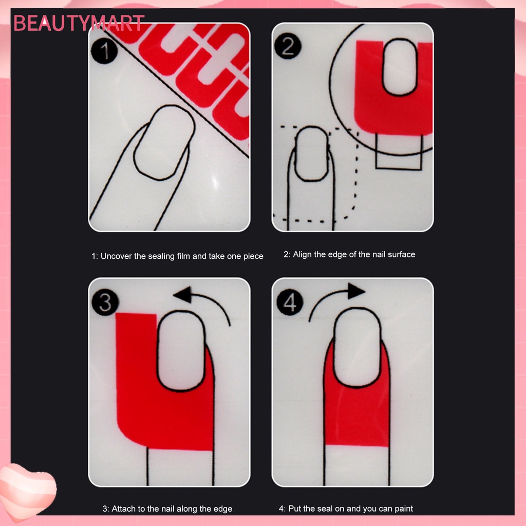 Bộ 10 Miếng Dán Bảo Vệ Ngón Tay Siêu Mỏng Dùng Cho Salon