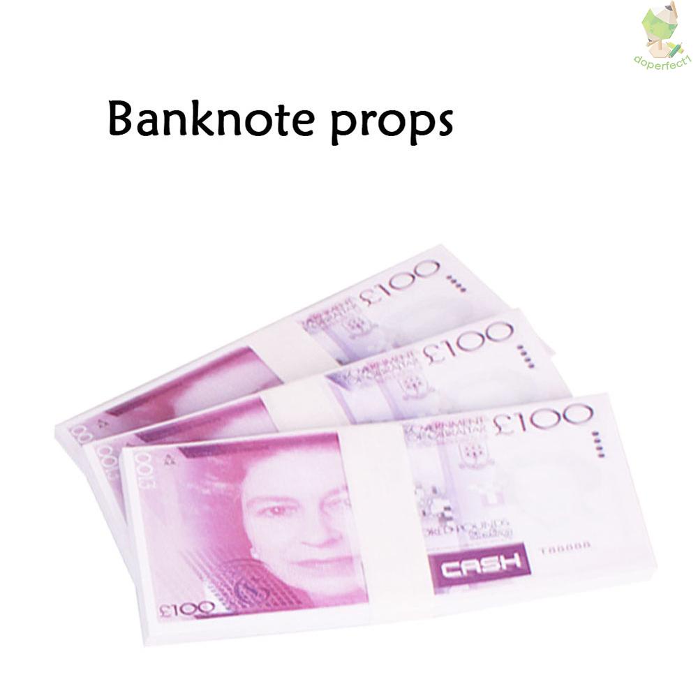 Realistic Fake Play Money Photography Pounds Euro Notes Training Collect Learning Banknote Double-Sided Printing Atmosph   Came-6.5