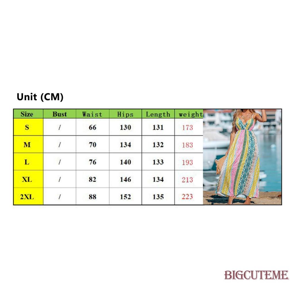 Đầm Dài Không Tay Cổ Chữ V In Họa Tiết Thời Trang Mùa Hè Cho Nữ