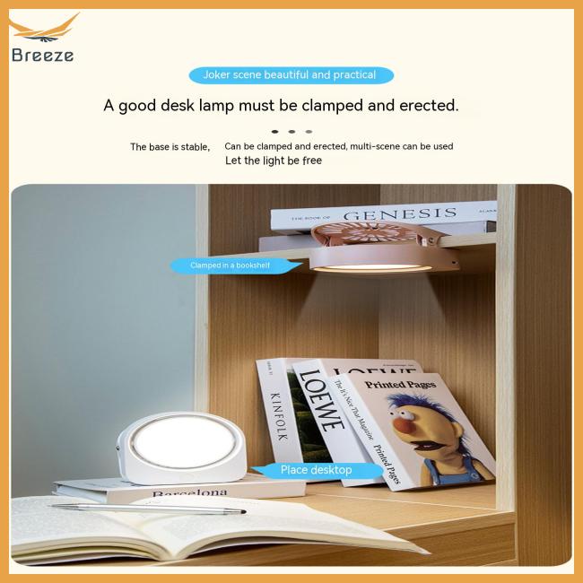 Đèn Led Đọc Sách 3 Mức Độ Pin 1200mah 4w 1a Có Kẹp Tiện Dụng