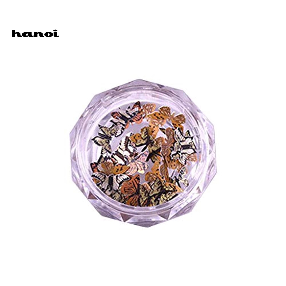 Miếng Dán Trang Trí Móng Tay Hình Bướm Mini DIY