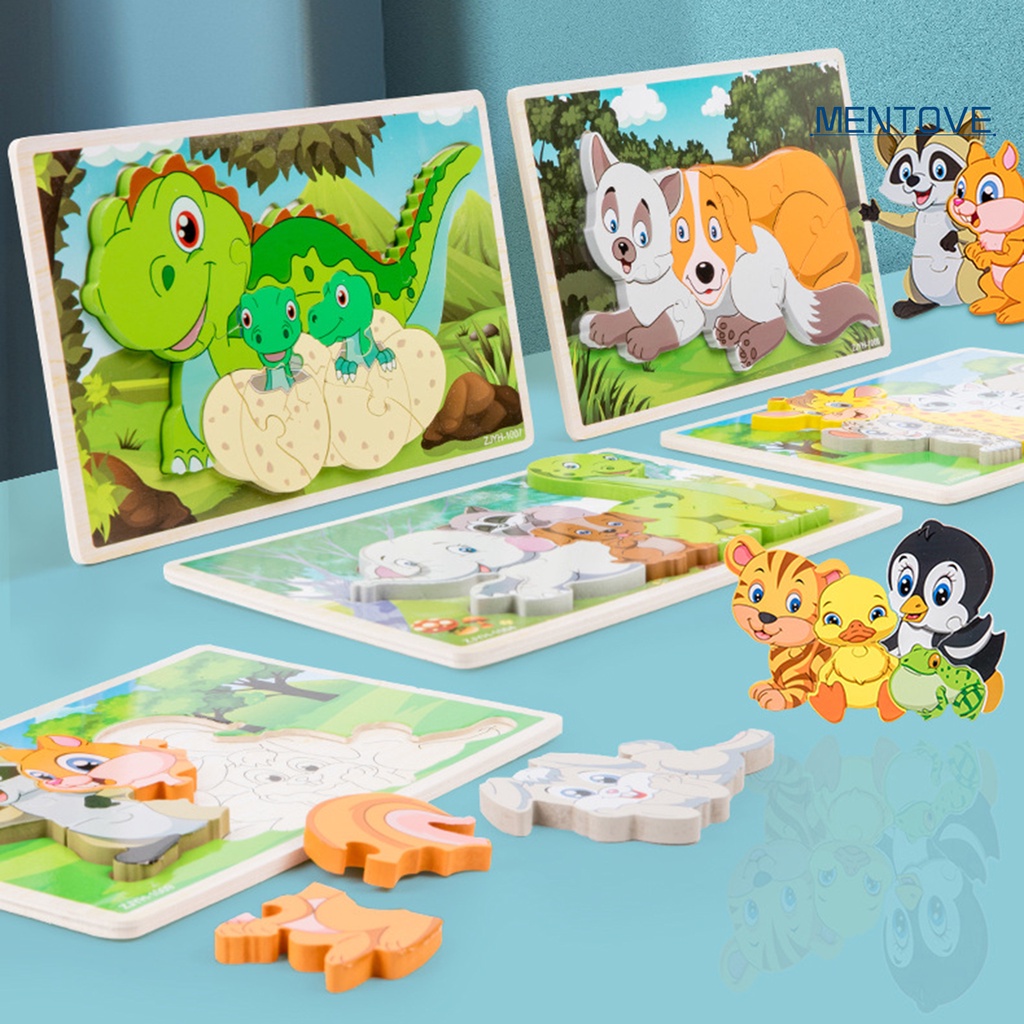 [MT] Đồ Chơi Xếp Hình Động Cơ Ba Chiều Bằng Gỗ Mịn Mượt Có Khả Năng Cảm Giác Cầm Tay Thích Hợp Làm Quà Tặng