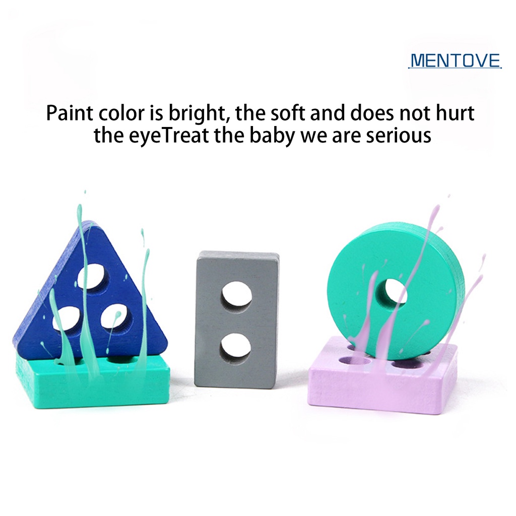 [MT] Đồ Chơi Khối Gỗ Đánh Dấu Hình Dạng Đồ Chơi Nhận Diện Chi Tiết Thân Thiện Với Môi Trường Nhiều Màu Sắc Giáo Dục Cho Bé