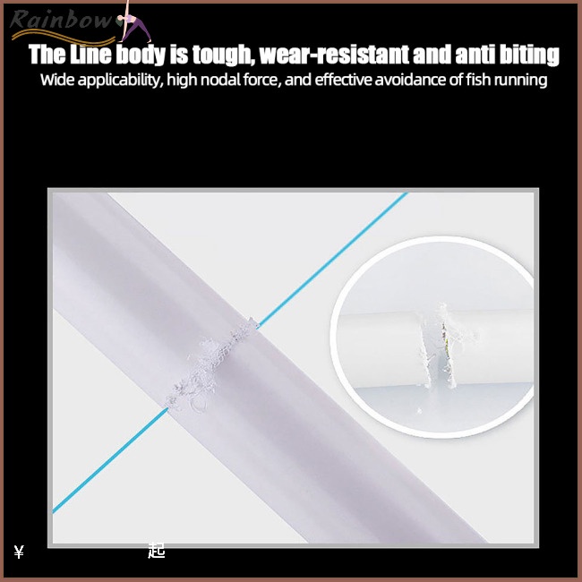 1 Cuộn Dây Câu Cá Bện 4 Sợi 8 Sợi 100m Chất Liệu Pe Siêu Chắc Chắn