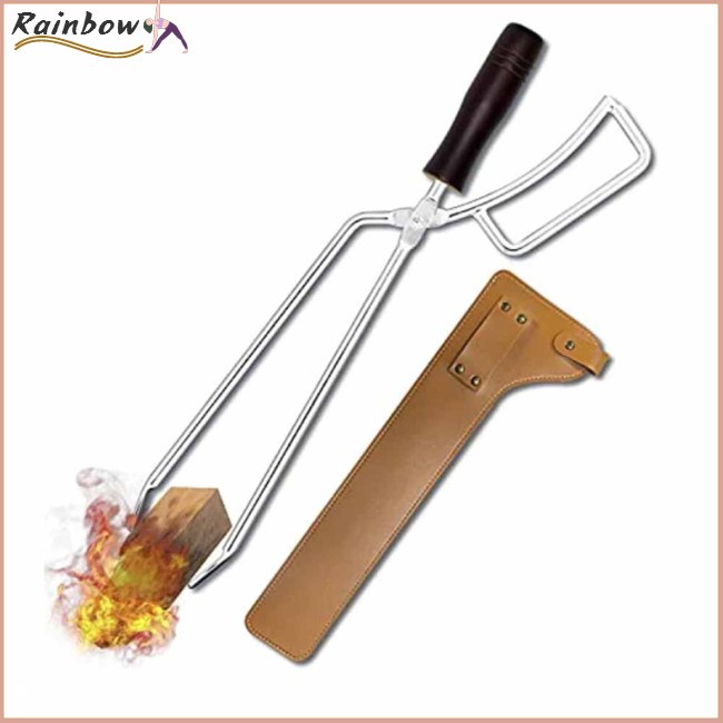 [COD] Kẹp Bao Da Thắt Lưng Đựng Đồ Dùng Cắm Trại Chống Bỏng