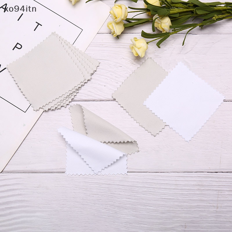 Tn Bộ 50 Khăn Lau Đánh Bóng Trang Sức Màu Bạc Chống Xỉn Màu