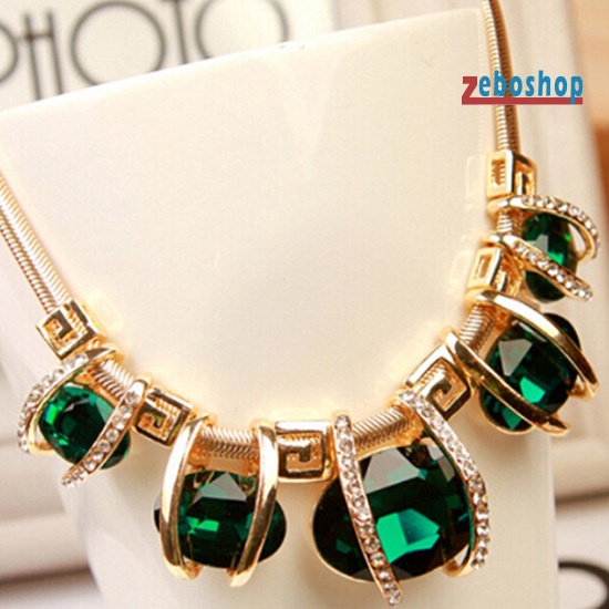 Vòng Cổ Choker Đính Đá Pha Lê Thời Trang Dành Cho Nữ