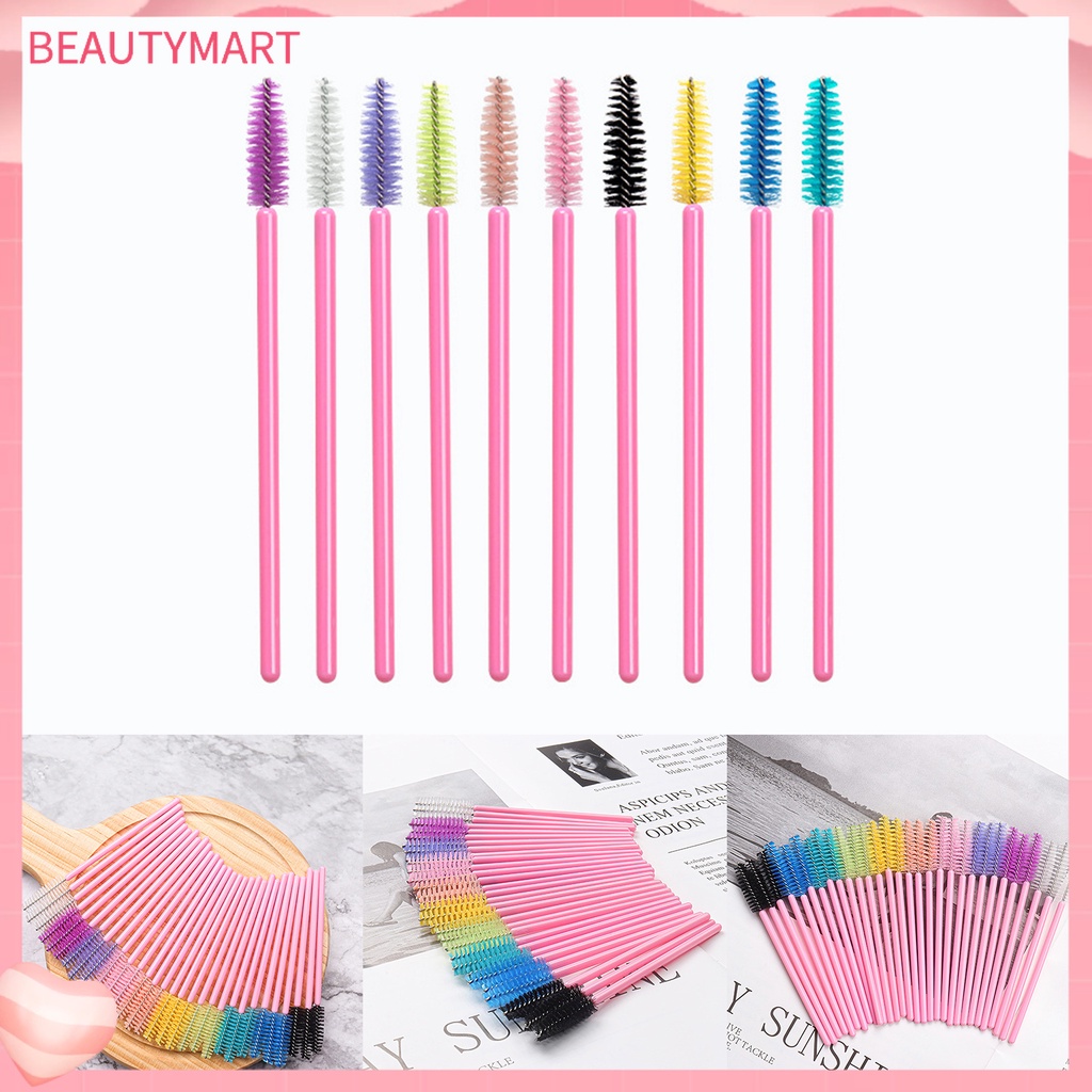 Túi 50 Cọ Chải Lông Mi Bằng Nhựa Sử Dụng Một Lần
